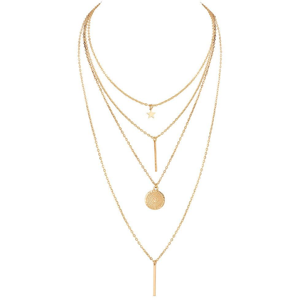 Luna Layers Pendant Necklace