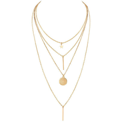 Luna Layers Pendant Necklace