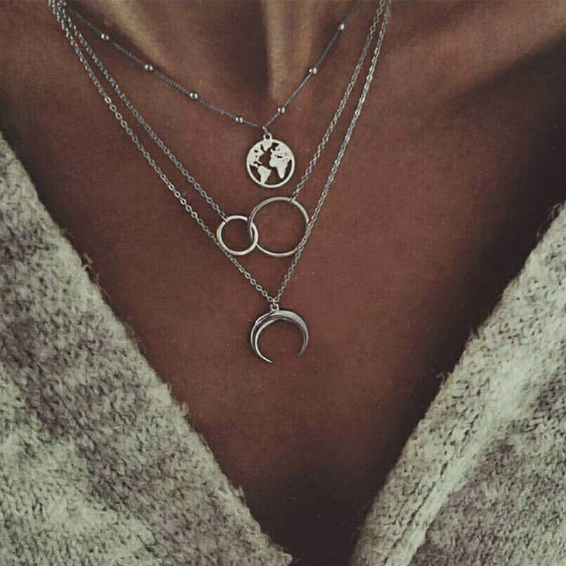 Eclipse Layers Necklace