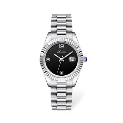 Diamond Shining Women's Steel Band Quartz Watch