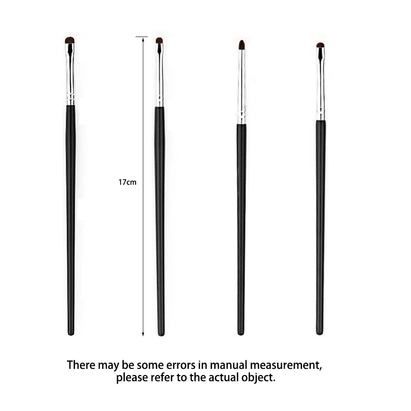 Small Angle Precise Detail Eyeshadow Brush Soft Horse Hair Eyelid Highlighter Lying Silkworm Makeup Brushes Eyes Make Up Tools