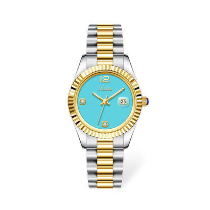 Diamond Shining Women's Steel Band Quartz Watch