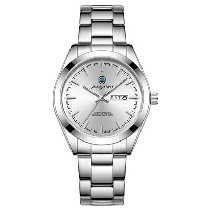 Men's Double Calendar Luminous Quartz Watch