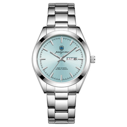 Men's Double Calendar Luminous Quartz Watch